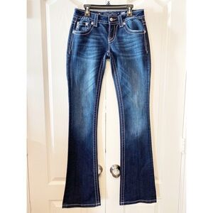 Miss Me Jeans signature Boot size 26 dark wash